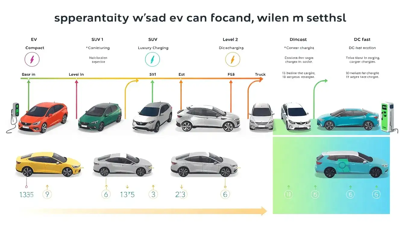 Which EV models are most sensitive to different charging methods