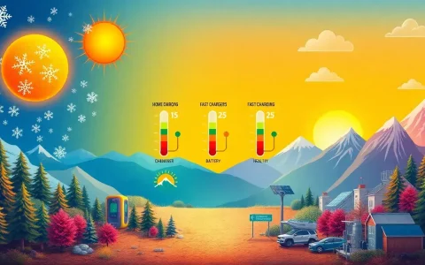 How does climate affect the battery health of EVs charged with different methods