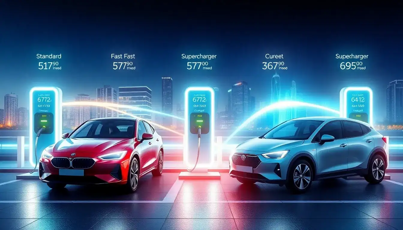 What role does the type of charger play in the sensitivity of EV charging