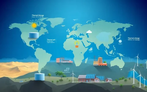 Are there any specific regions where thermal energy storage is more cost-effective than lithium-ion batteries