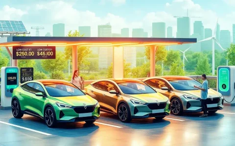 Which EV models have the lowest charging costs