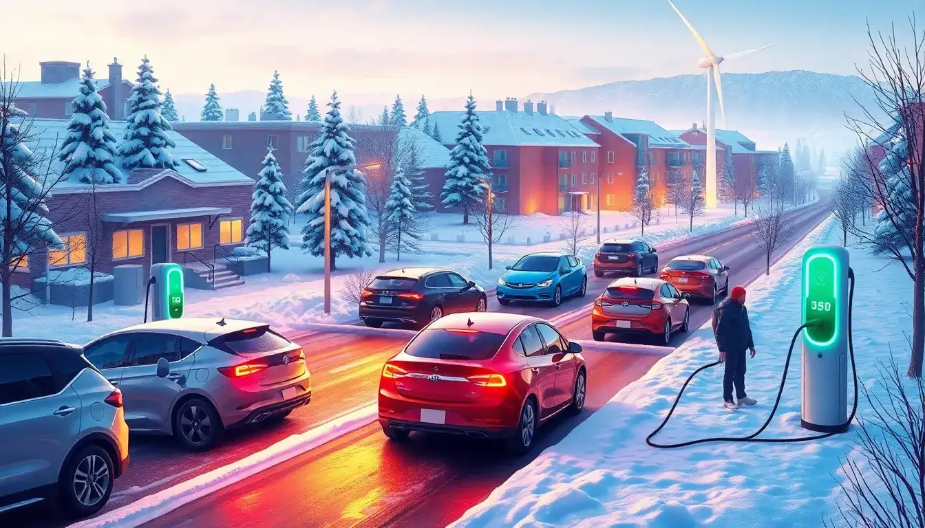How do cold-climate areas face higher electricity bill increases due to EV charging
