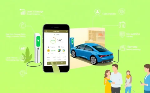 What are the benefits of using a mobile app to manage smart Level 2 chargers