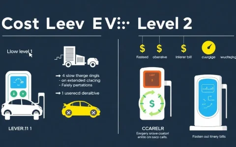 What are the cost savings of using a Level 2 charger over a Level 1 charger