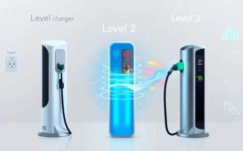 What makes Level 2 chargers more efficient than Level 1 chargers