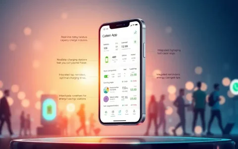 How does the mobile app enhance the charging experience