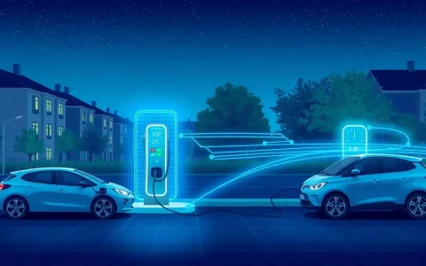How do smart chargers optimize charging during off-peak hours