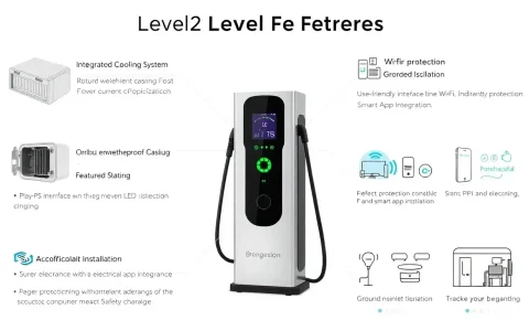 What safety features are included in smart Level 2 chargers