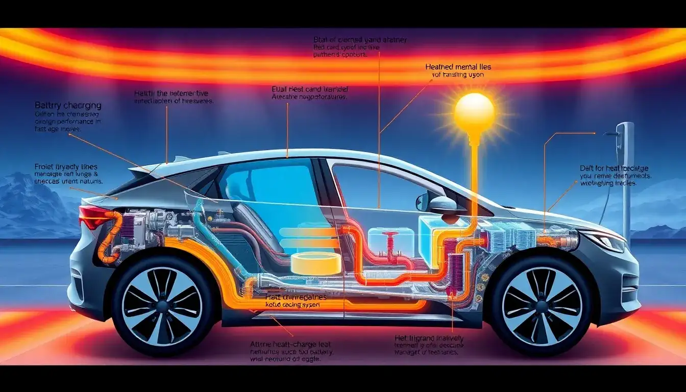 What are the main challenges in thermal management for fast-charging EVs