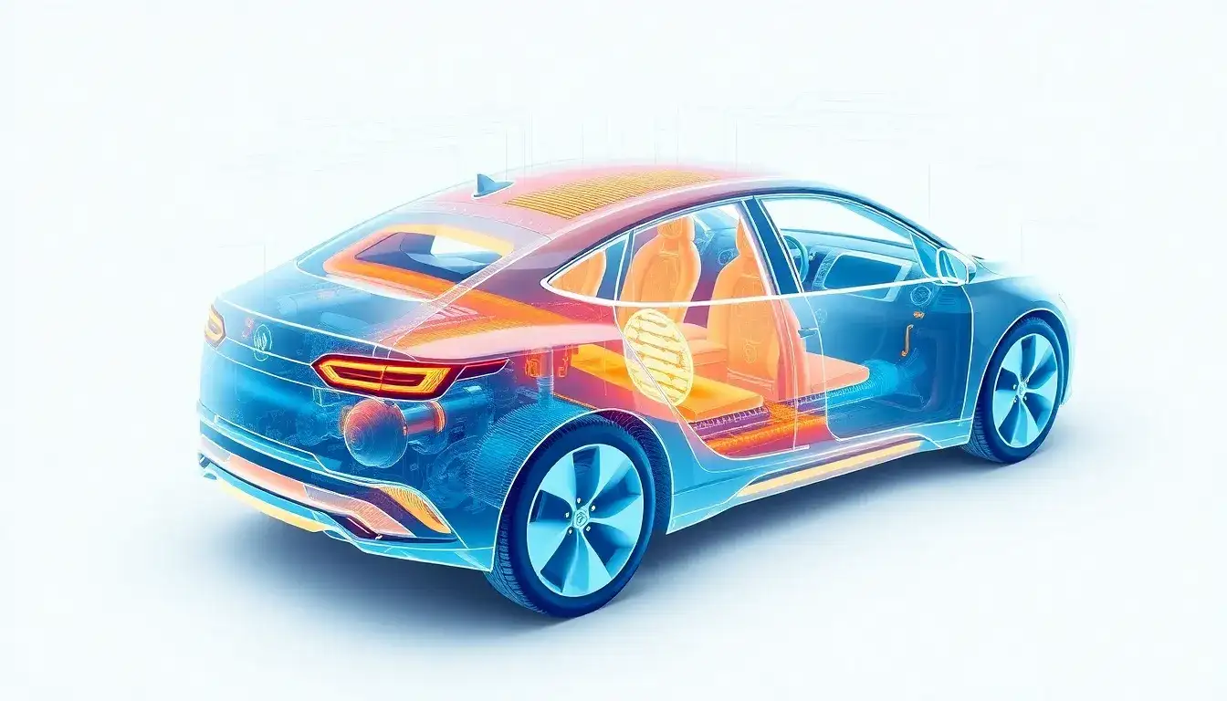 What role do sensors play in smart control algorithms for thermal regulation in EVs