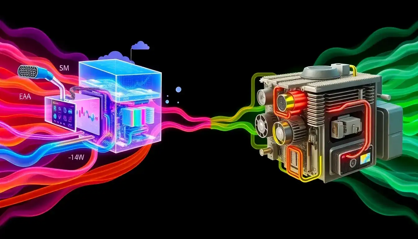 How does dynamic cooling control logic differ from conventional thermal management systems