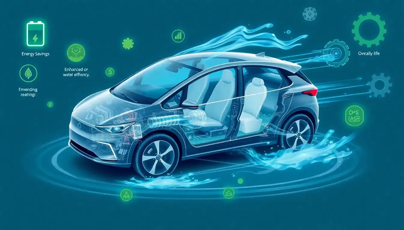 What are the benefits of using electric water pumps and chillers in EV thermal management