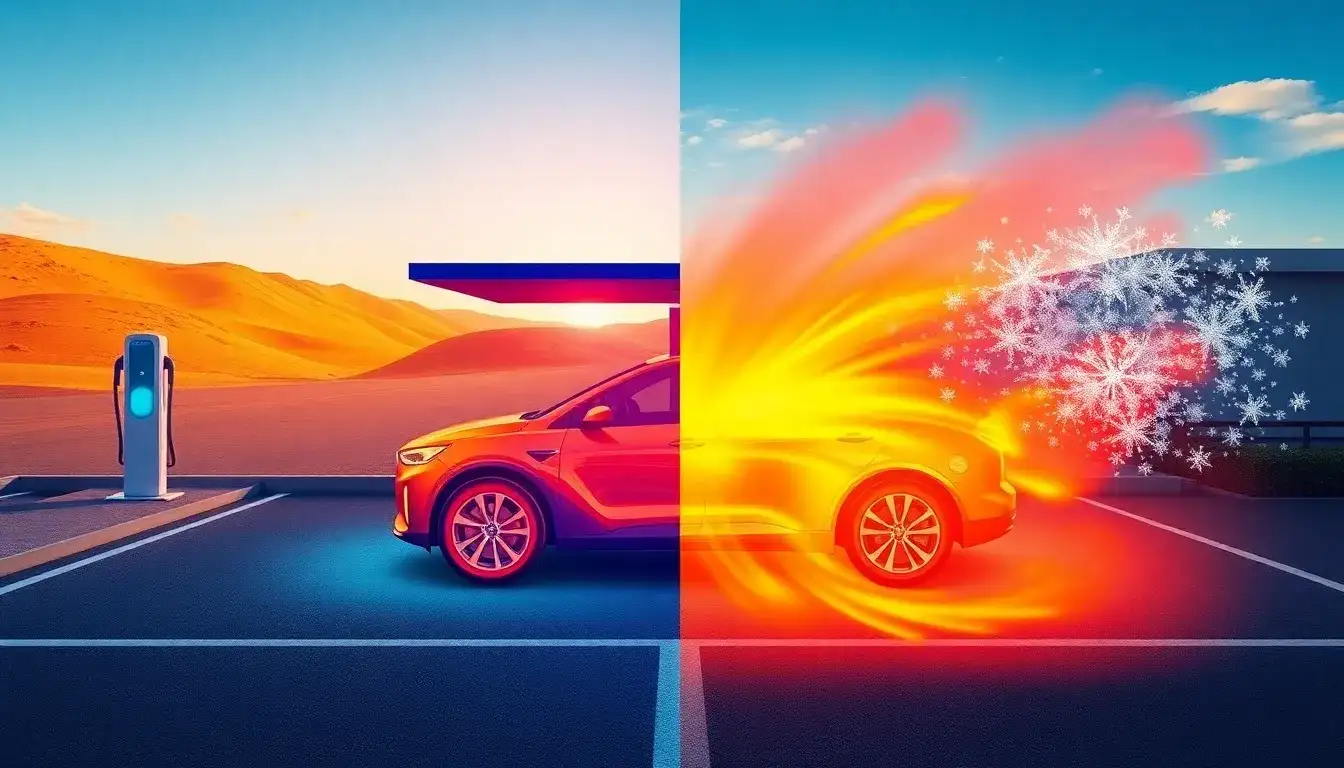 What role does ambient temperature play in EV thermal management during fast charging