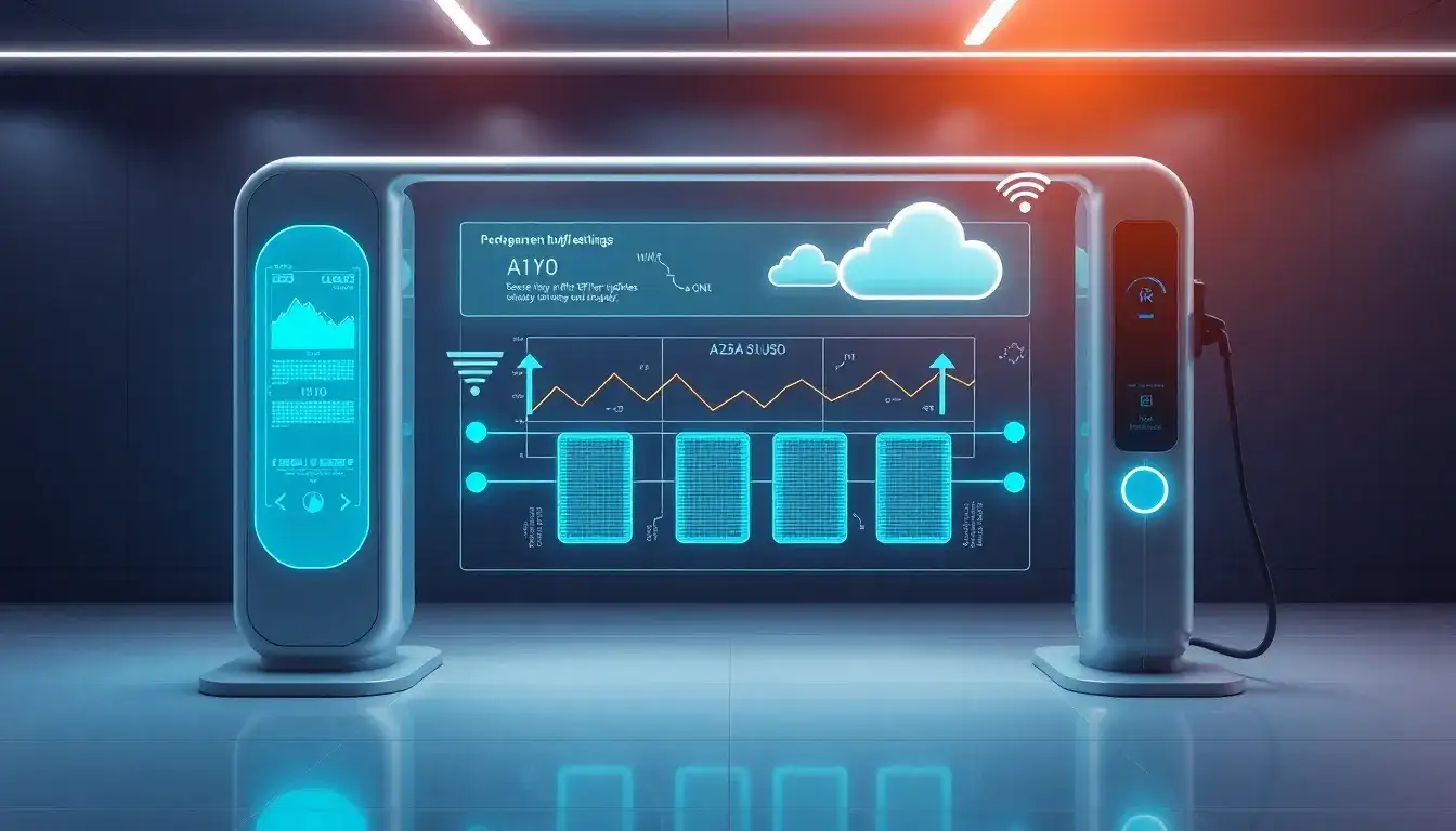 How do software updates influence the buffer settings in EV batteries