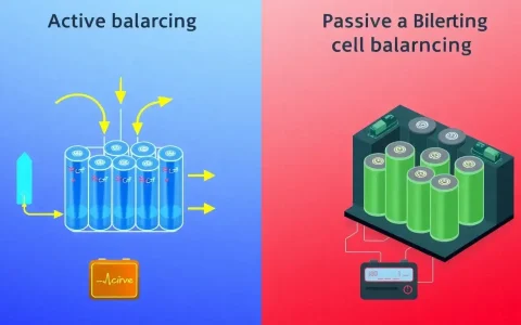 What are the main differences between active and passive cell balancing