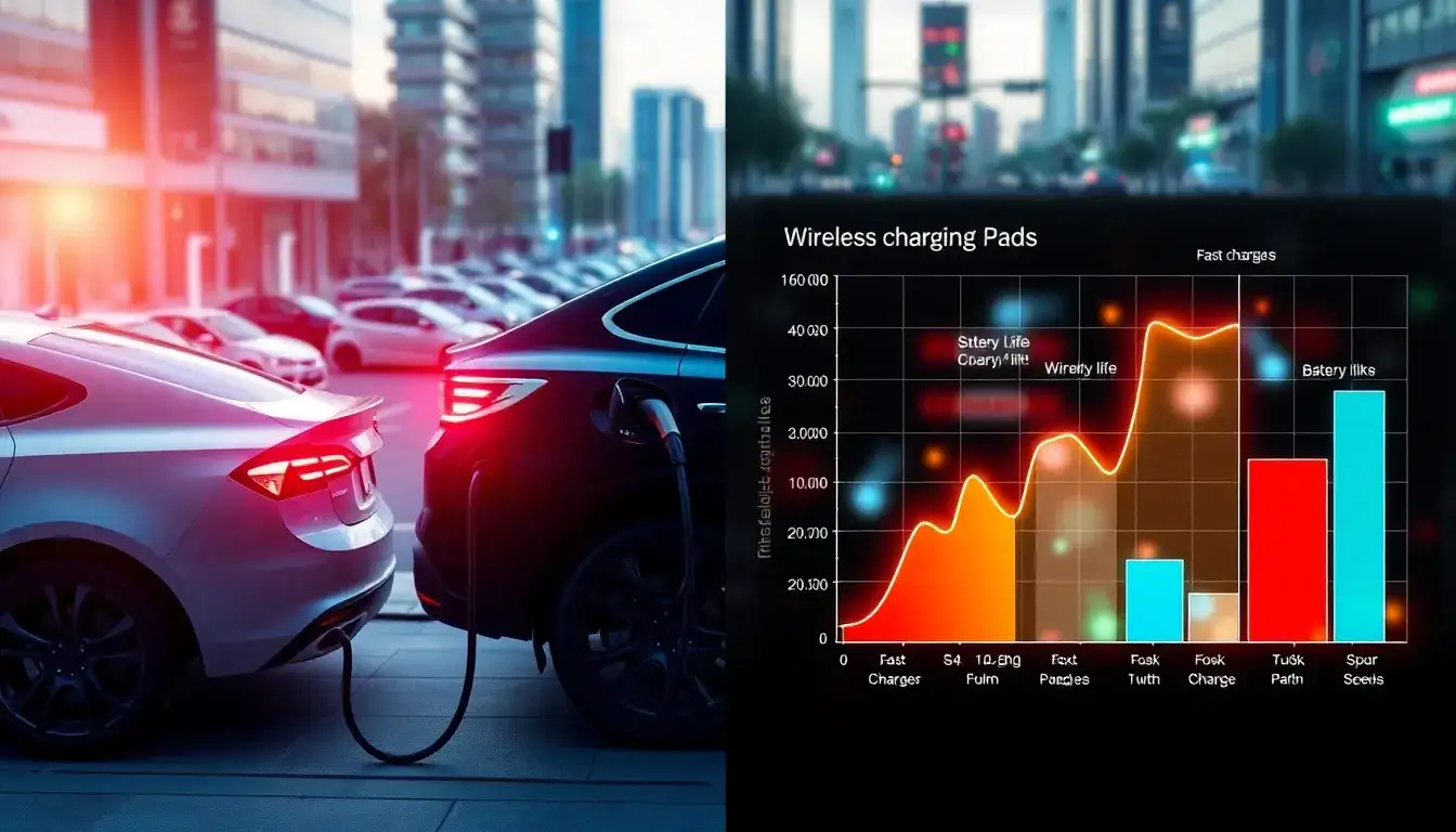 How does the type of charging cable affect battery life in EVs
