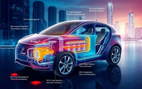 How does the thermal management system affect battery longevity in EVs