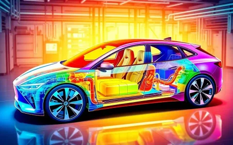 What are the main components of an EV thermal management system