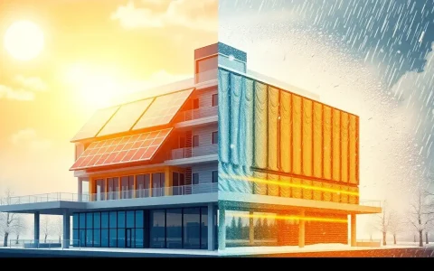 How does the thermal management system adapt to different weather conditions