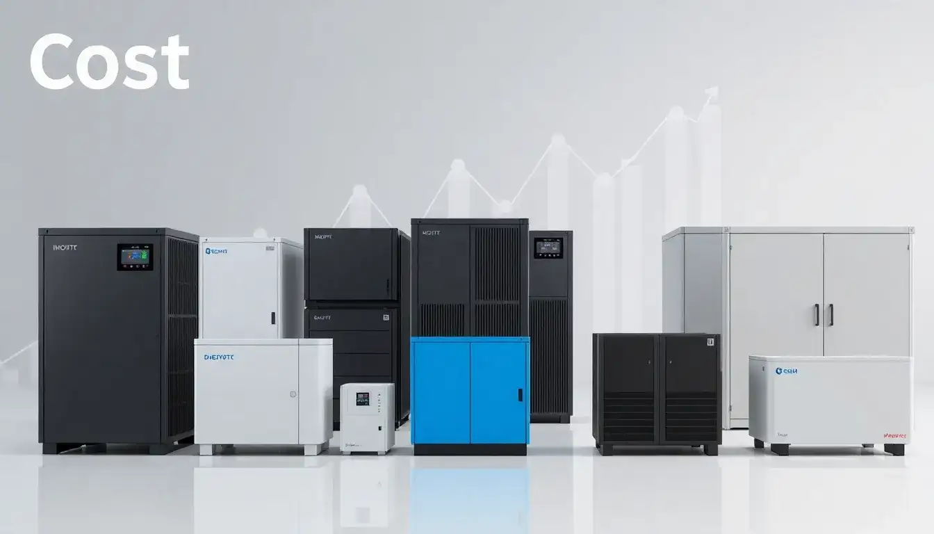 Are there any significant differences in cost between different brands of energy storage systems