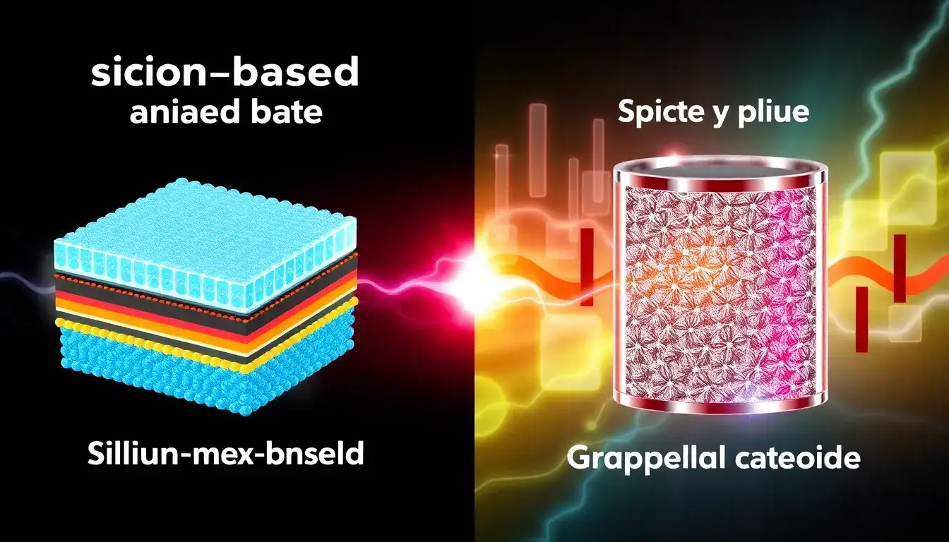 How do silicon-based anodes compare to traditional graphite anodes in terms of energy density