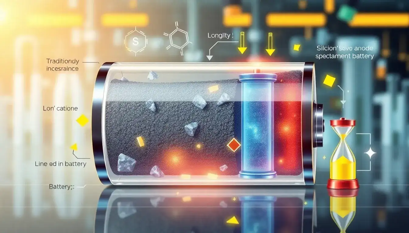 How do silicon-based anodes impact the overall lifespan of lithium-ion batteries