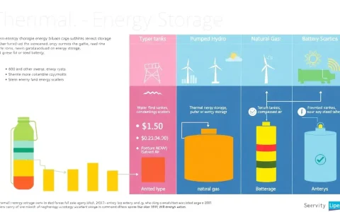 How does the cost of thermal energy storage compare to other long-duration energy storage technologies