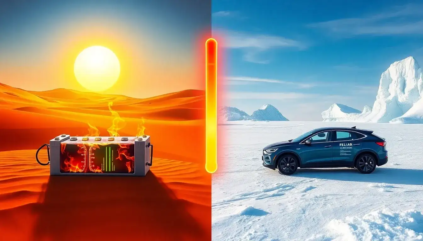 How do extreme temperatures affect the longevity of electric vehicle batteries
