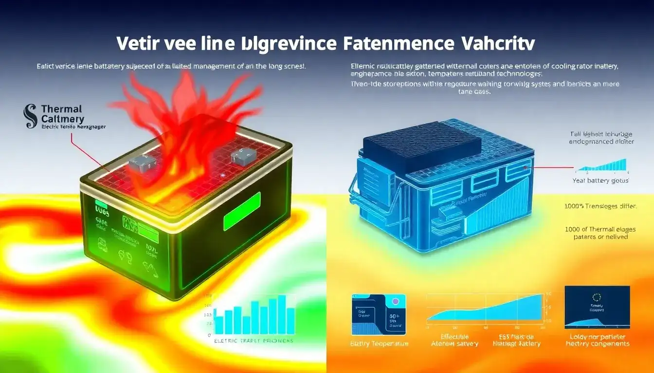 How does thermal management impact EV battery lifespan