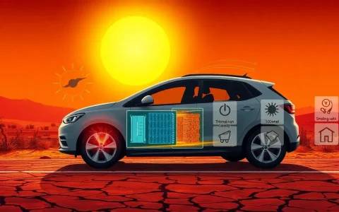 How do hot temperatures specifically impact EV battery longevity