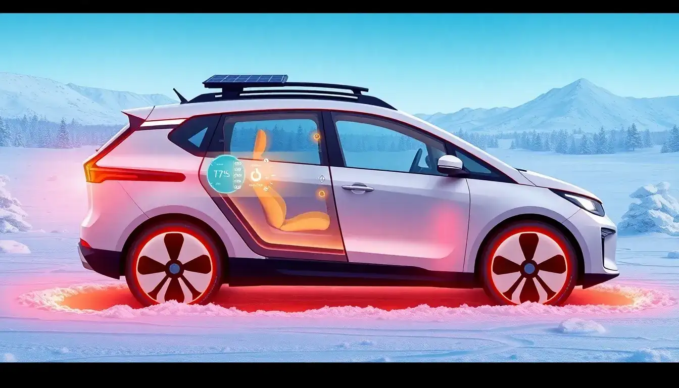 Can preconditioning the cabin and battery improve EV range in cold weather