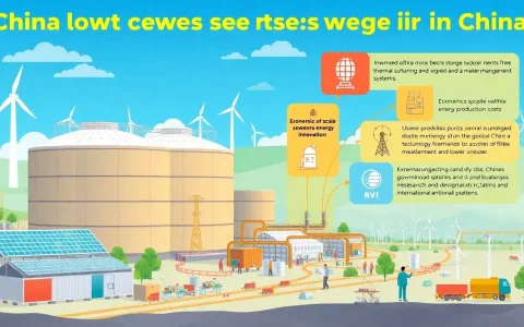 What factors contribute to the lower costs of thermal energy storage in China