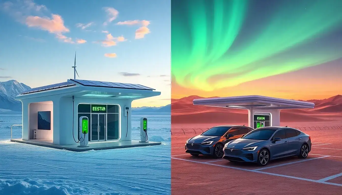 What are the best practices for charging EVs in extreme climates