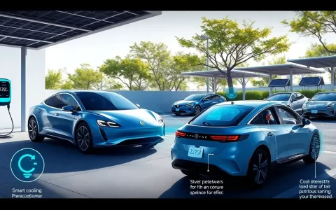 What are the pre-cooling options available for EVs