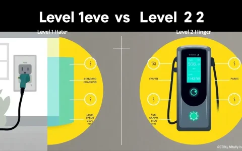 What are the main differences between Level 1 and Level 2 chargers