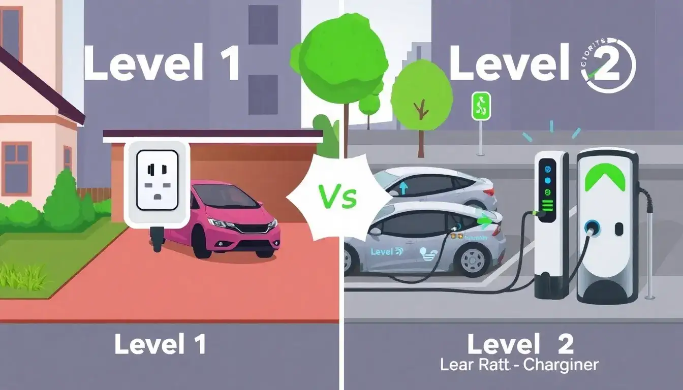 Are Level 2 chargers more efficient than Level 1 chargers