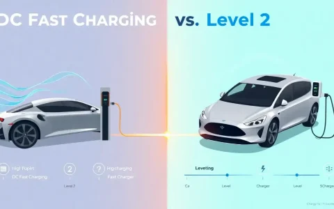 How does DC Fast Charging compare to Level 2 charging in terms of speed