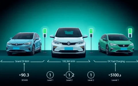 How does the charging time of an EV vary with different battery sizes