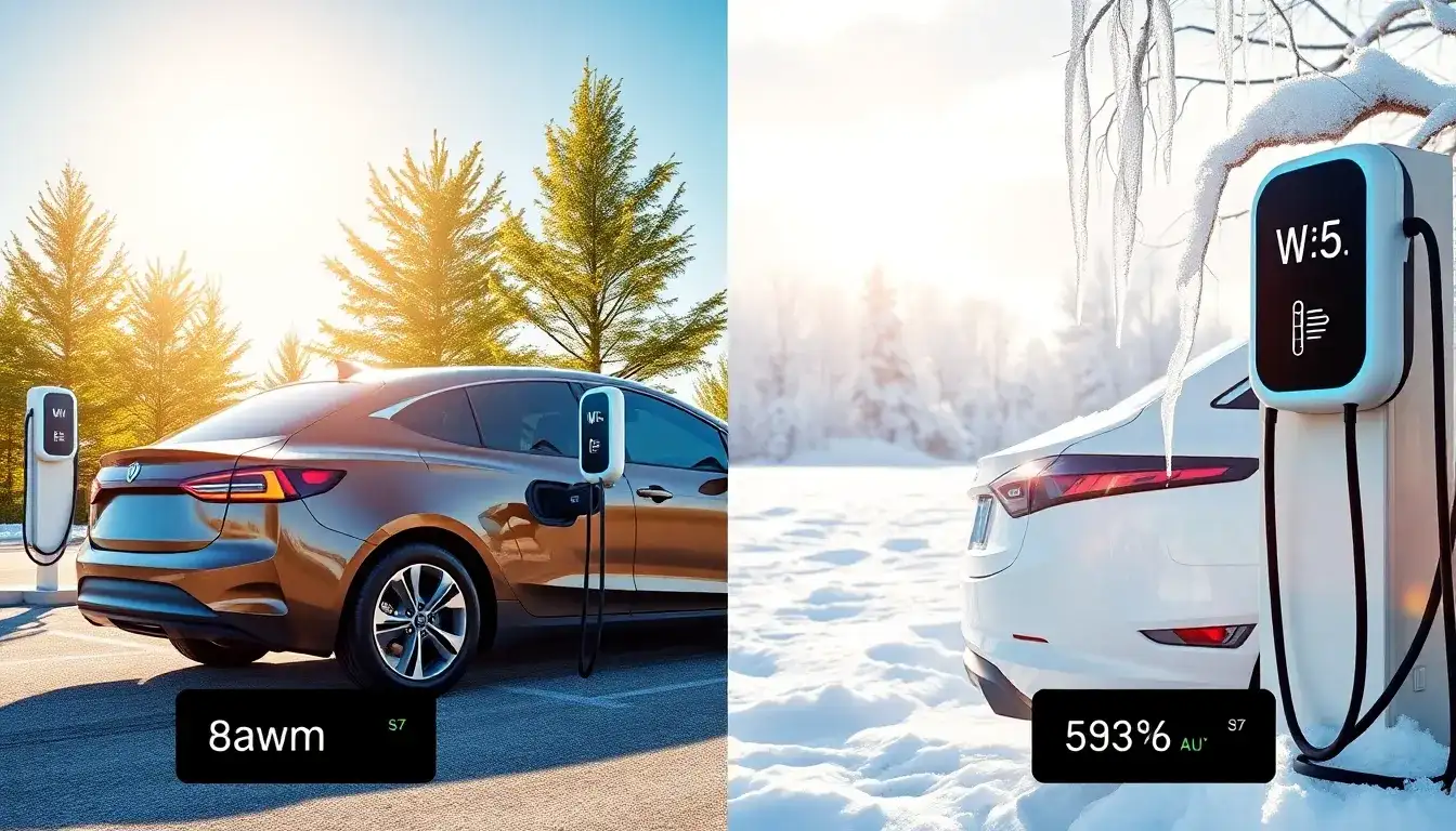 How does cold weather impact EV charging times