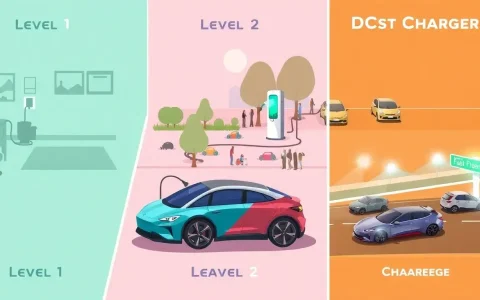 What are the differences between Level 1, Level 2, and DC Fast Chargers