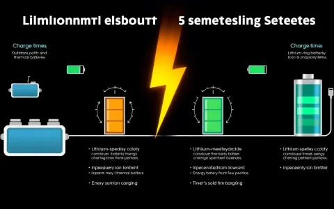 How does lithium-ion battery technology compare to other types in terms of charging speed