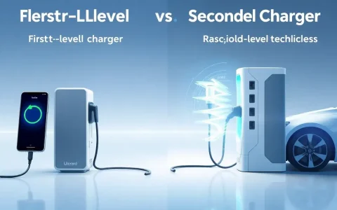 Are there any significant differences in charging time between Level 1 and Level 2 chargers