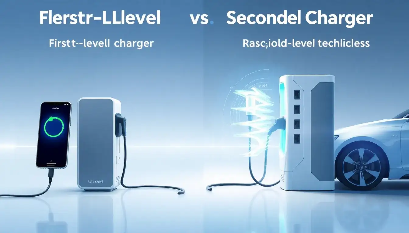 Are there any significant differences in charging time between Level 1 and Level 2 chargers
