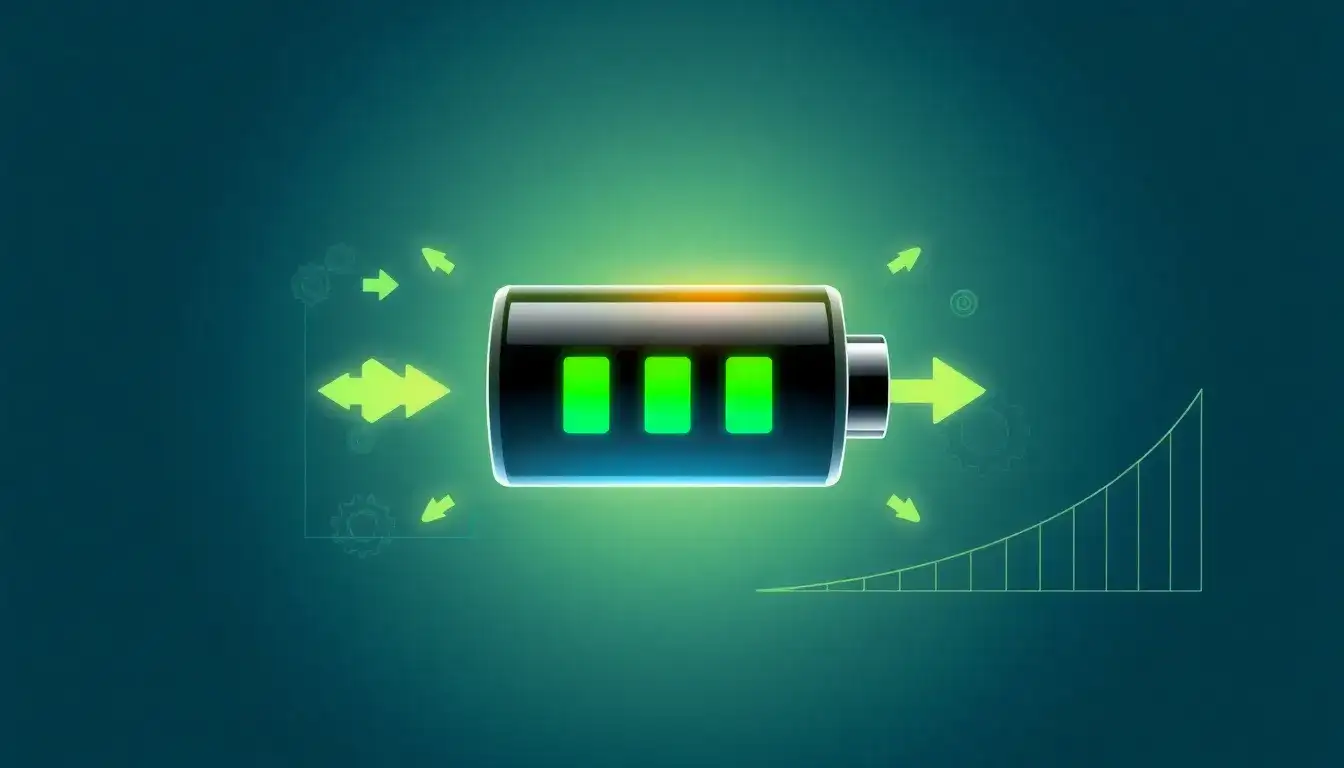 What role does the charging voltage play in battery efficiency