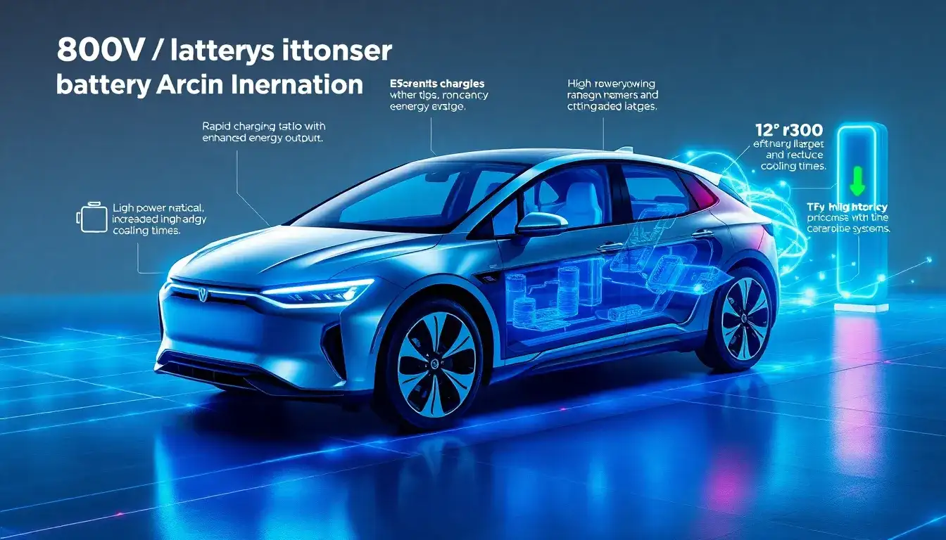 What are the benefits of using 800V battery architecture in EVs