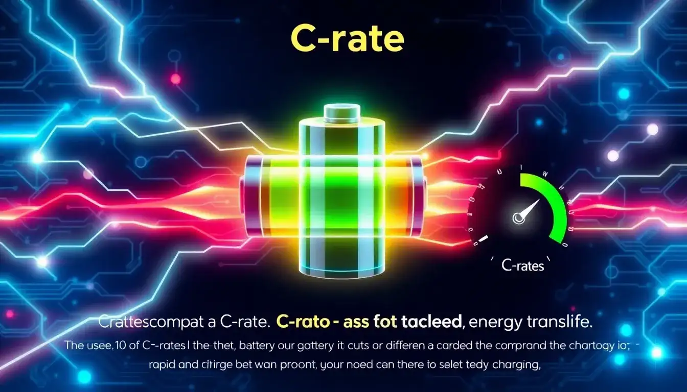 What role does the C-rate play in battery charging speed