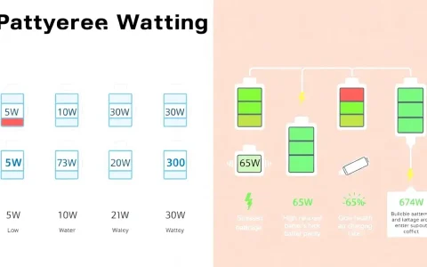 How do different charger wattages impact battery health