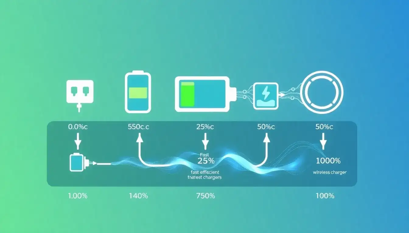 How does the type of charger impact charging efficiency at different SoC levels