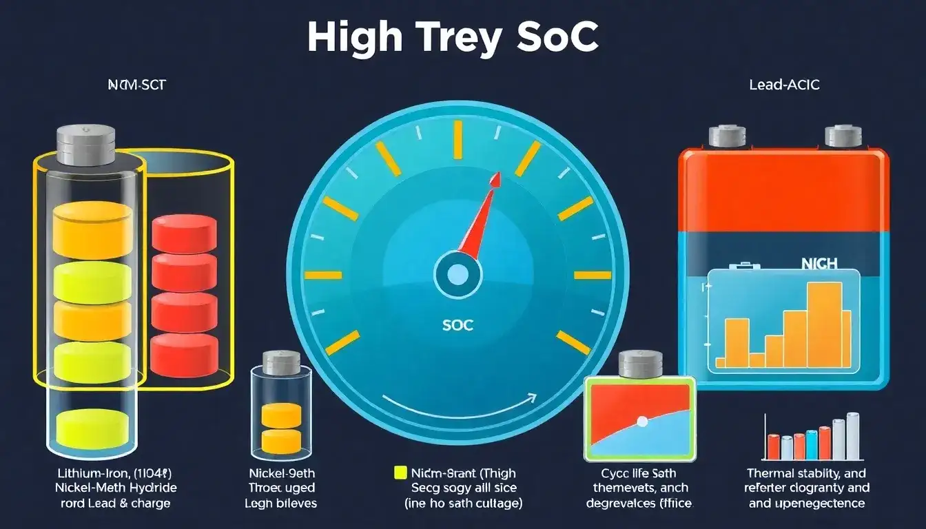 Are there specific battery chemistries that are more affected by high SoC charging