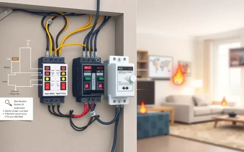How do residual current devices work to prevent fires